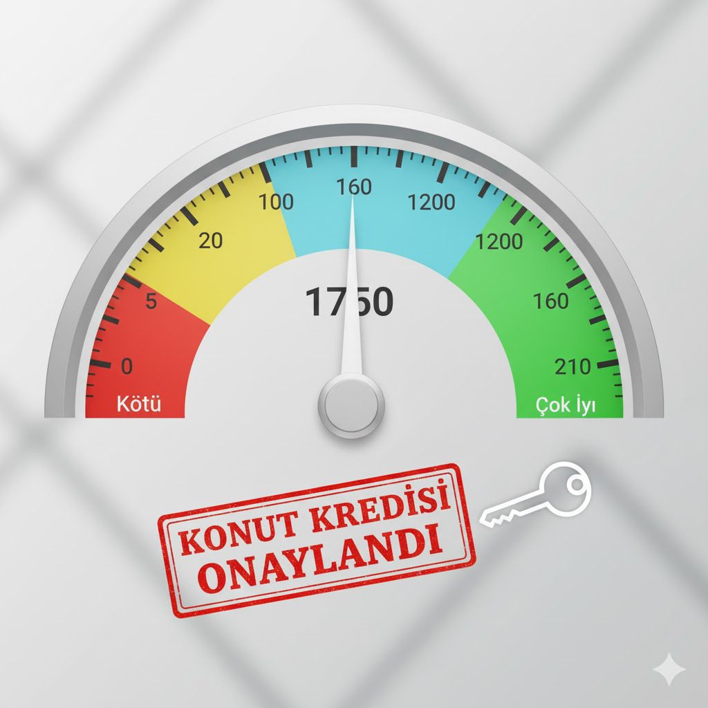 Yüksek bir kredi notu, konut kredisi onayını ve avantajlı faiz oranlarını garantiler